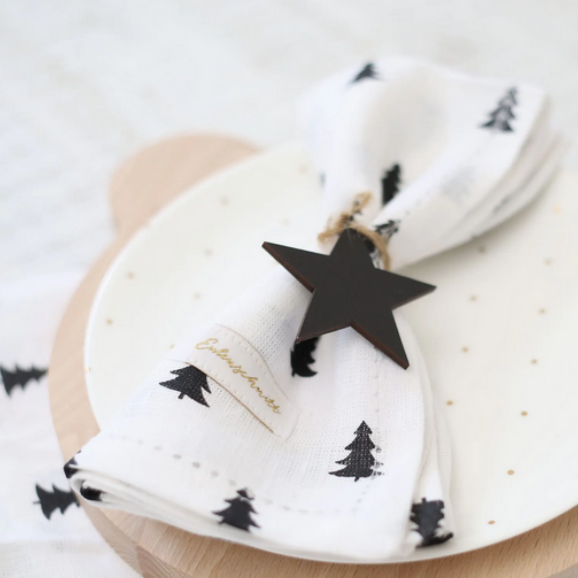 🌿 Leinenservietten im 4er-Set