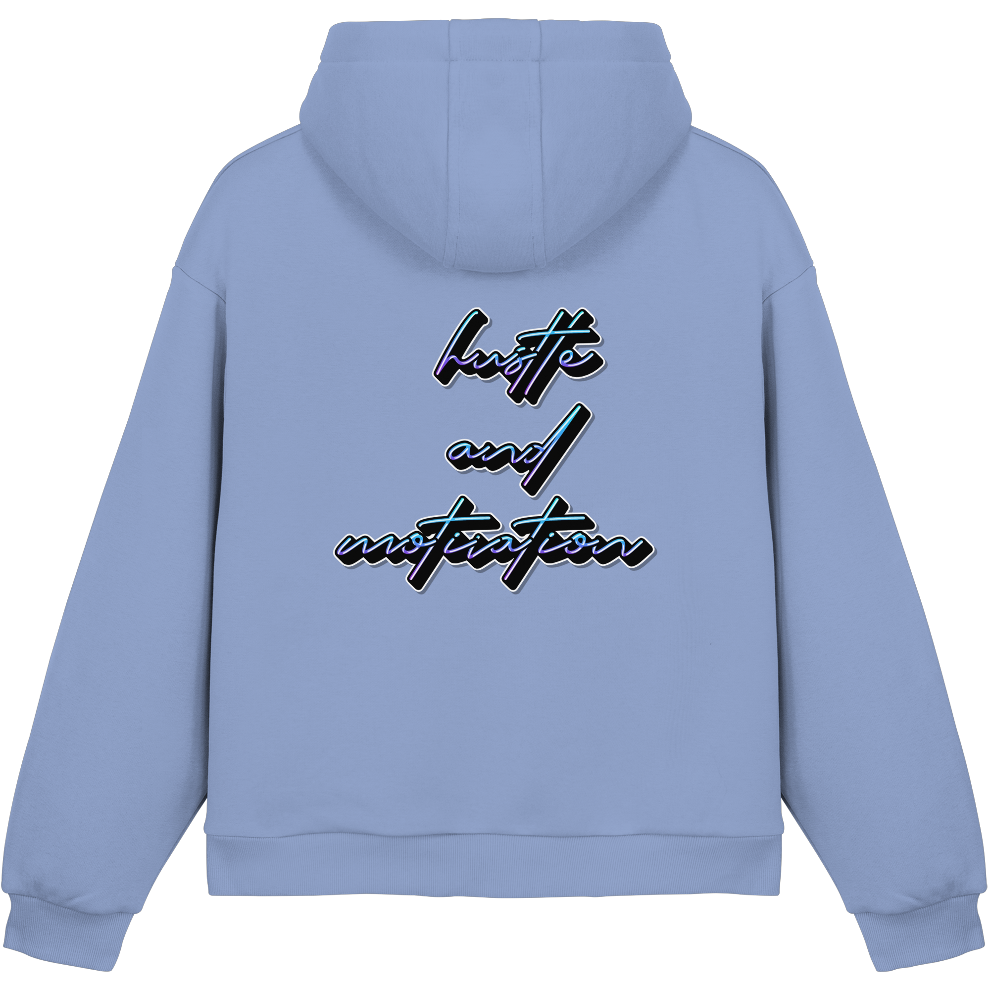 Schwere Jungs & Mädelz - Unisex Hustle & Motivation Fluffy Boxcut Hoodie