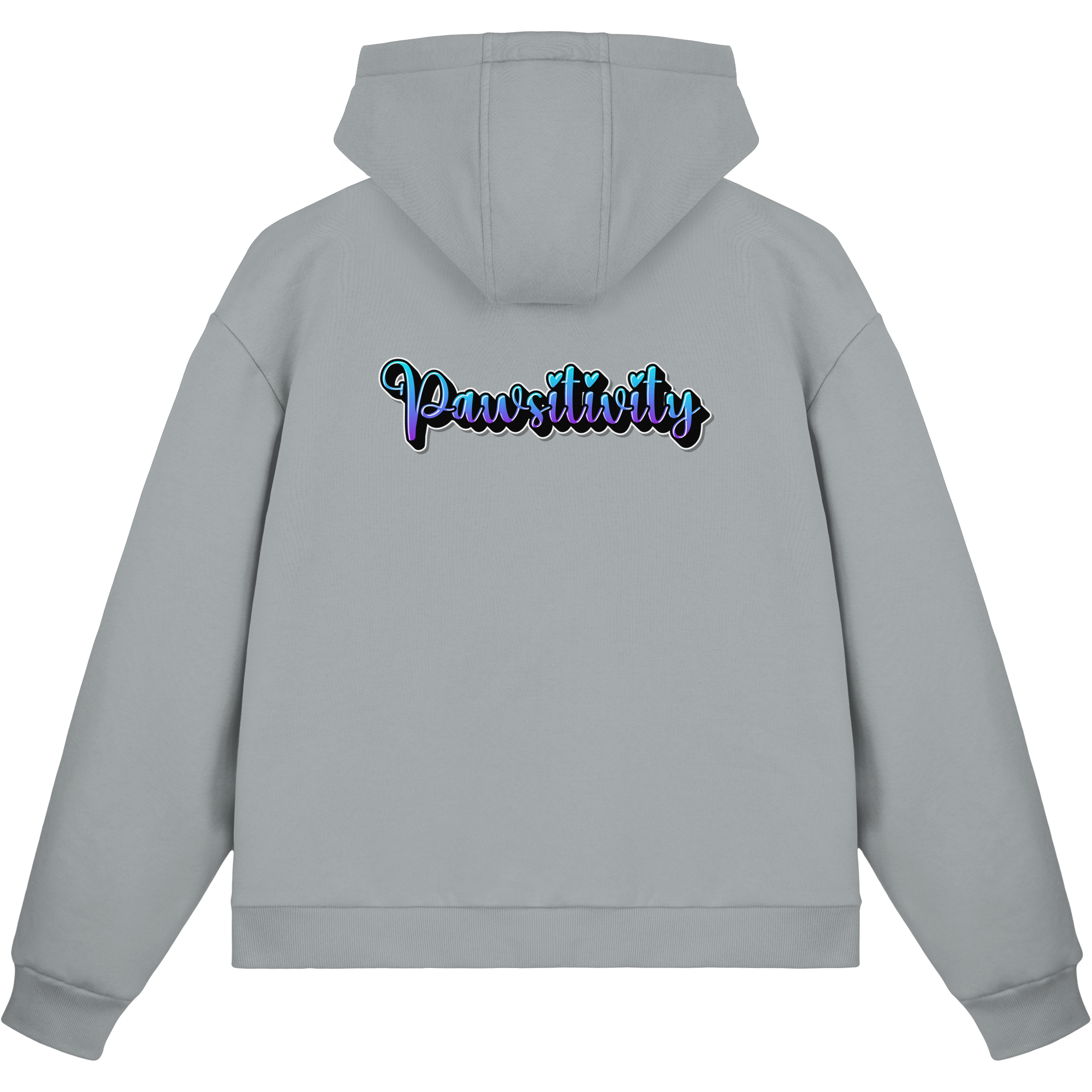 Schwere Jungs & Mädelz: Unisex Pawsitivity Fluffy Boxcut Zipper