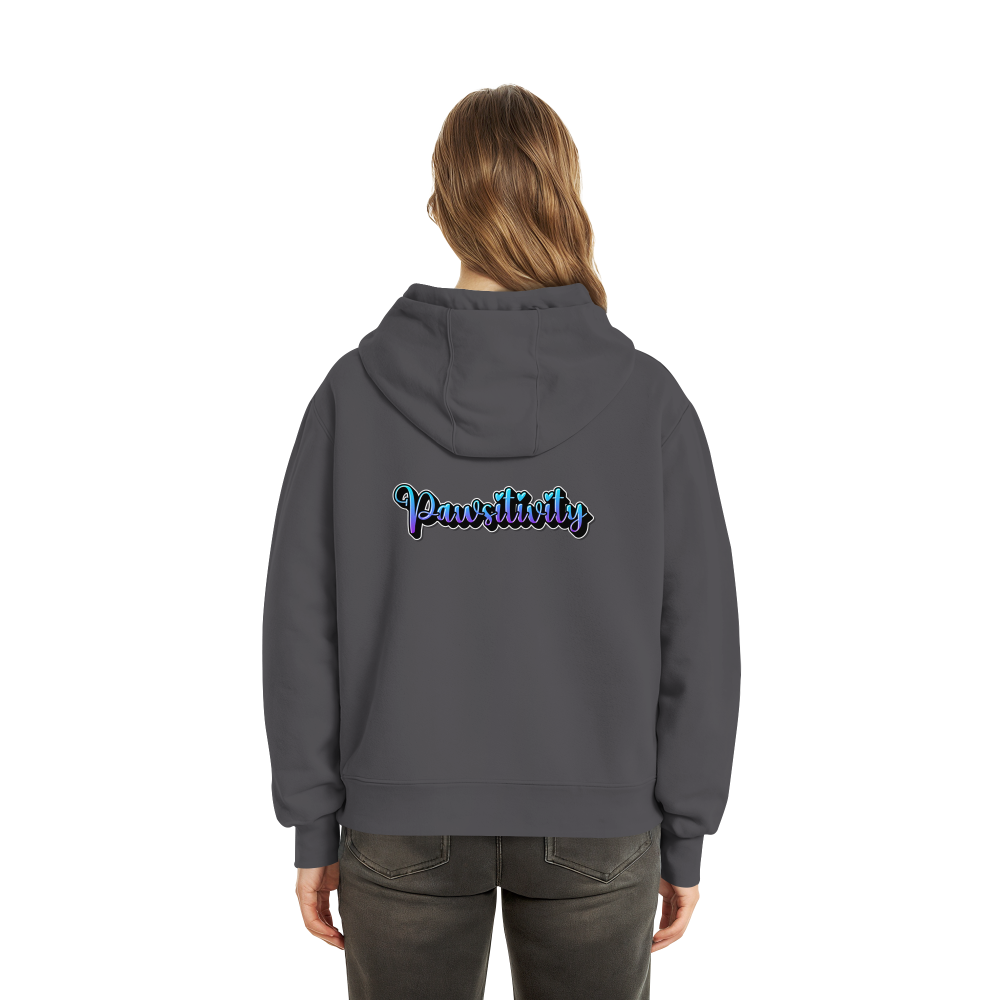 Schwere Jungs & Mädelz: Unisex Pawsitivity Fluffy Boxcut Zipper