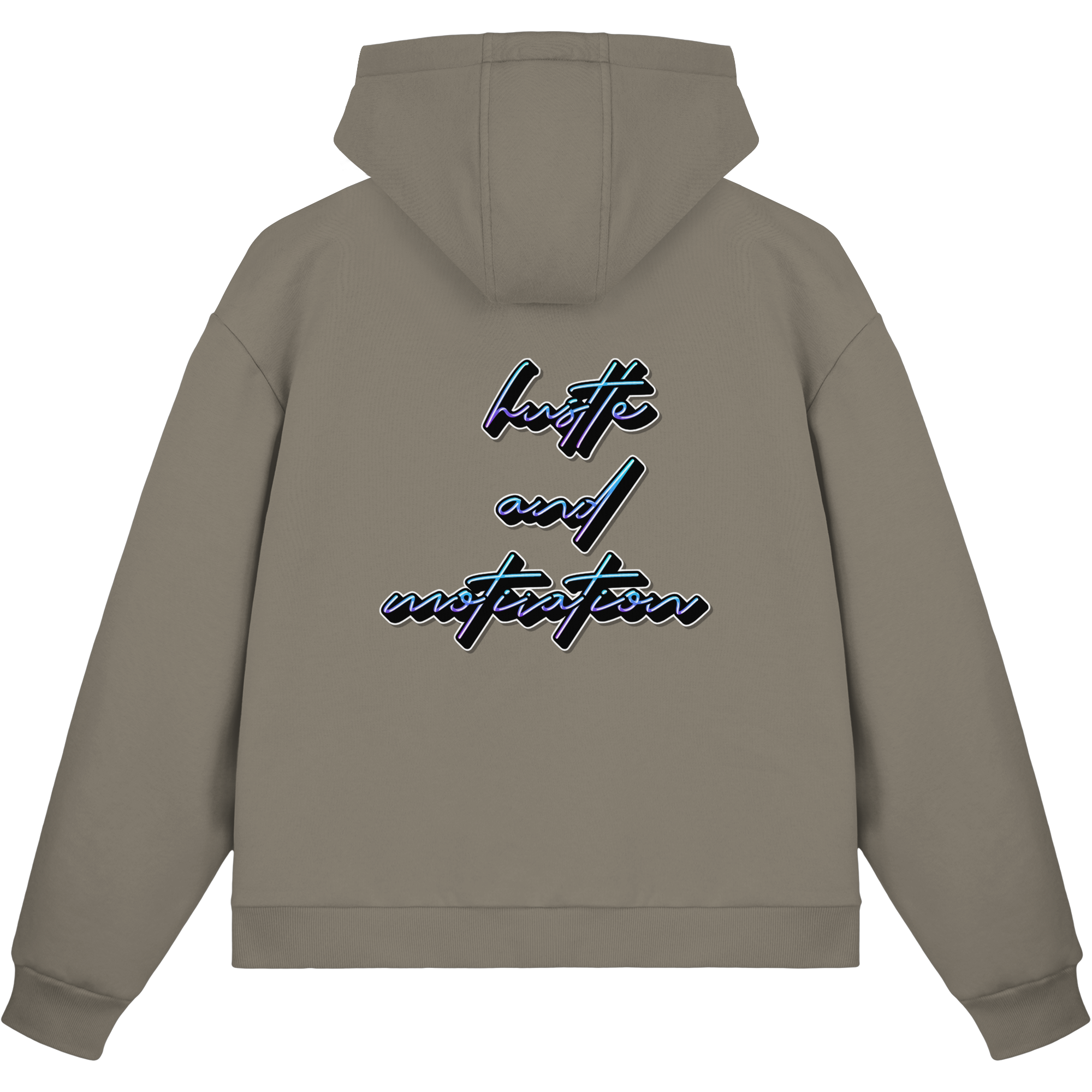 Schwere Jungs & Mädelz - Unisex Hustle & Motivation Fluffy Boxcut Zipper