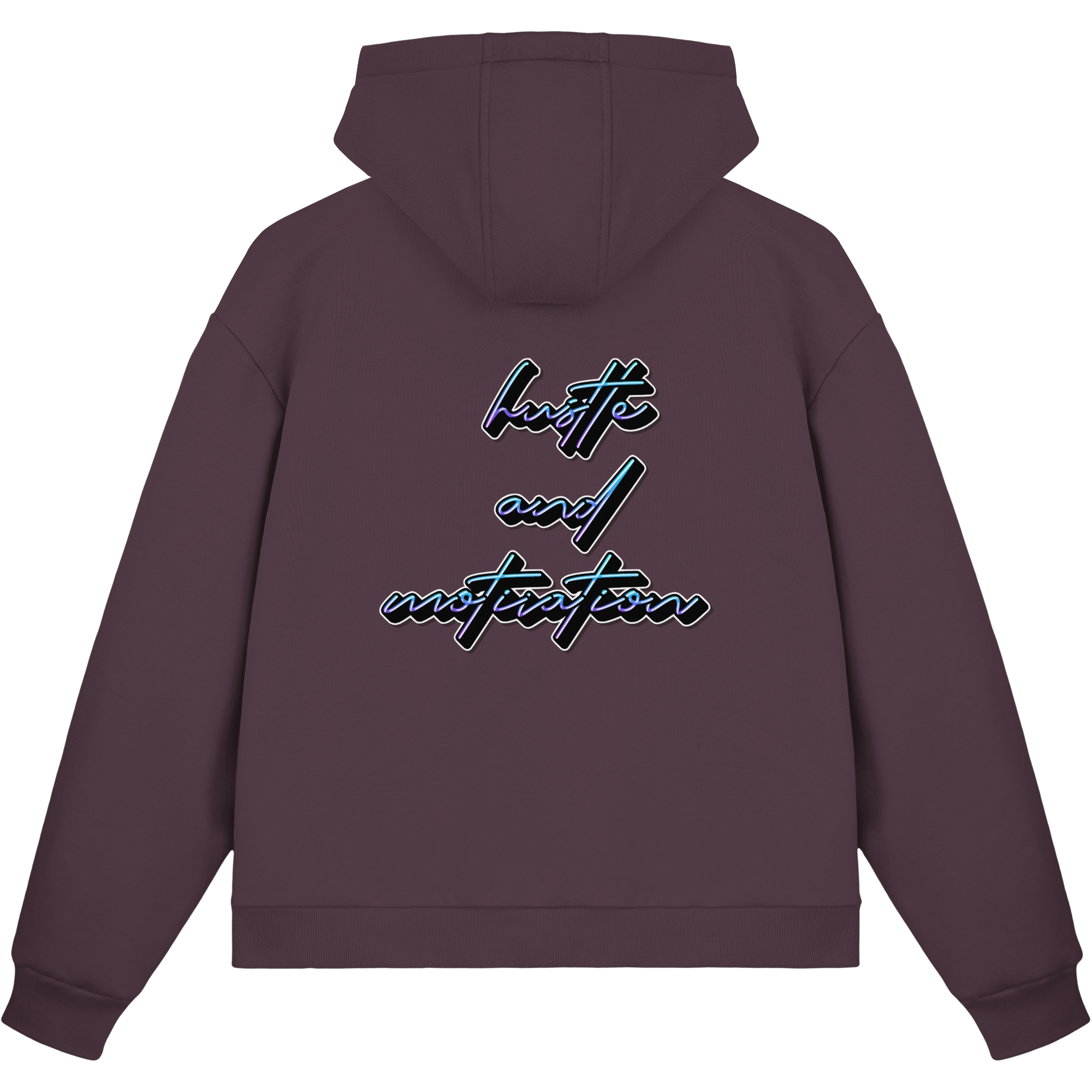 Schwere Jungs & Mädelz - Unisex Hustle & Motivation Fluffy Boxcut Zipper