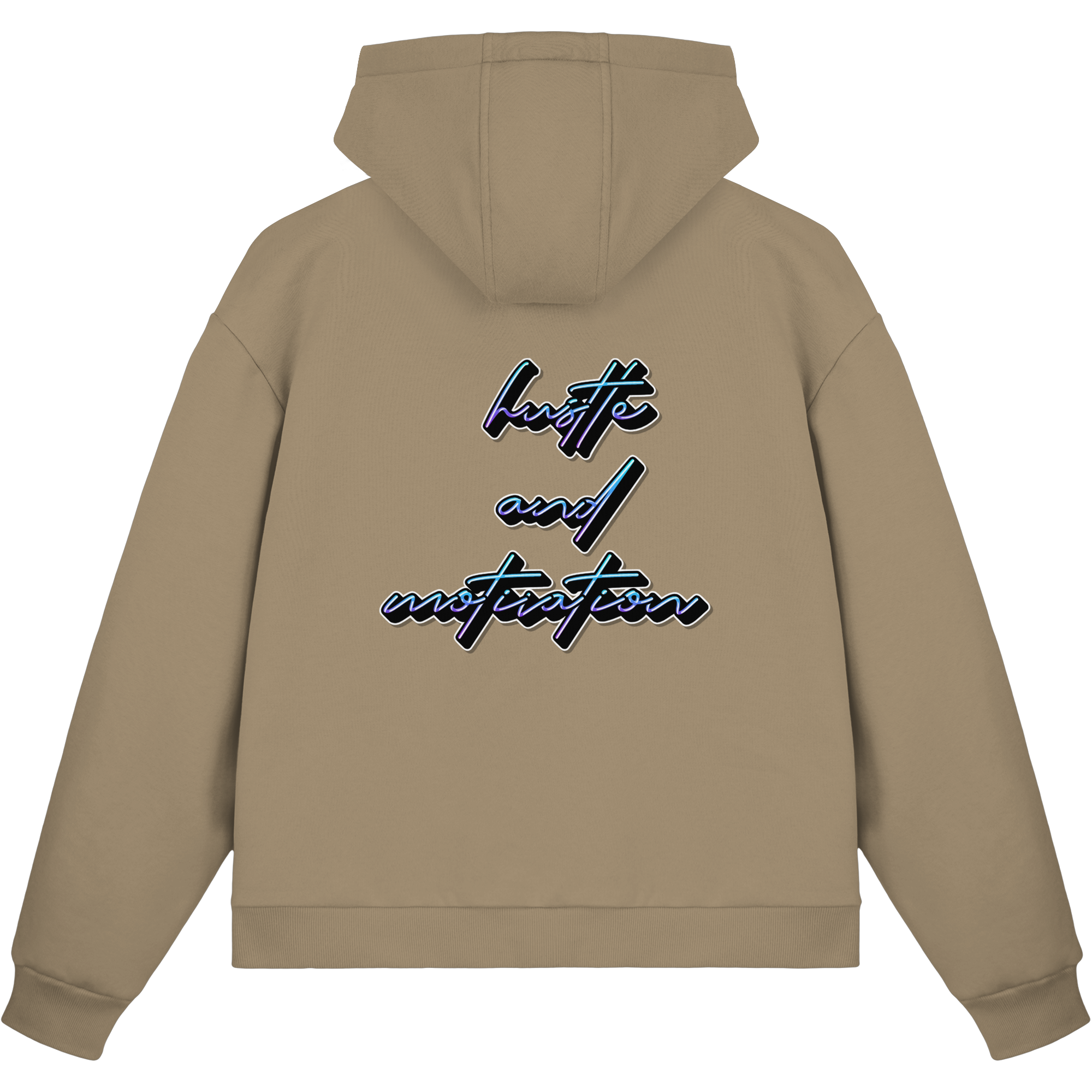 Schwere Jungs & Mädelz - Unisex Hustle & Motivation Fluffy Boxcut Zipper