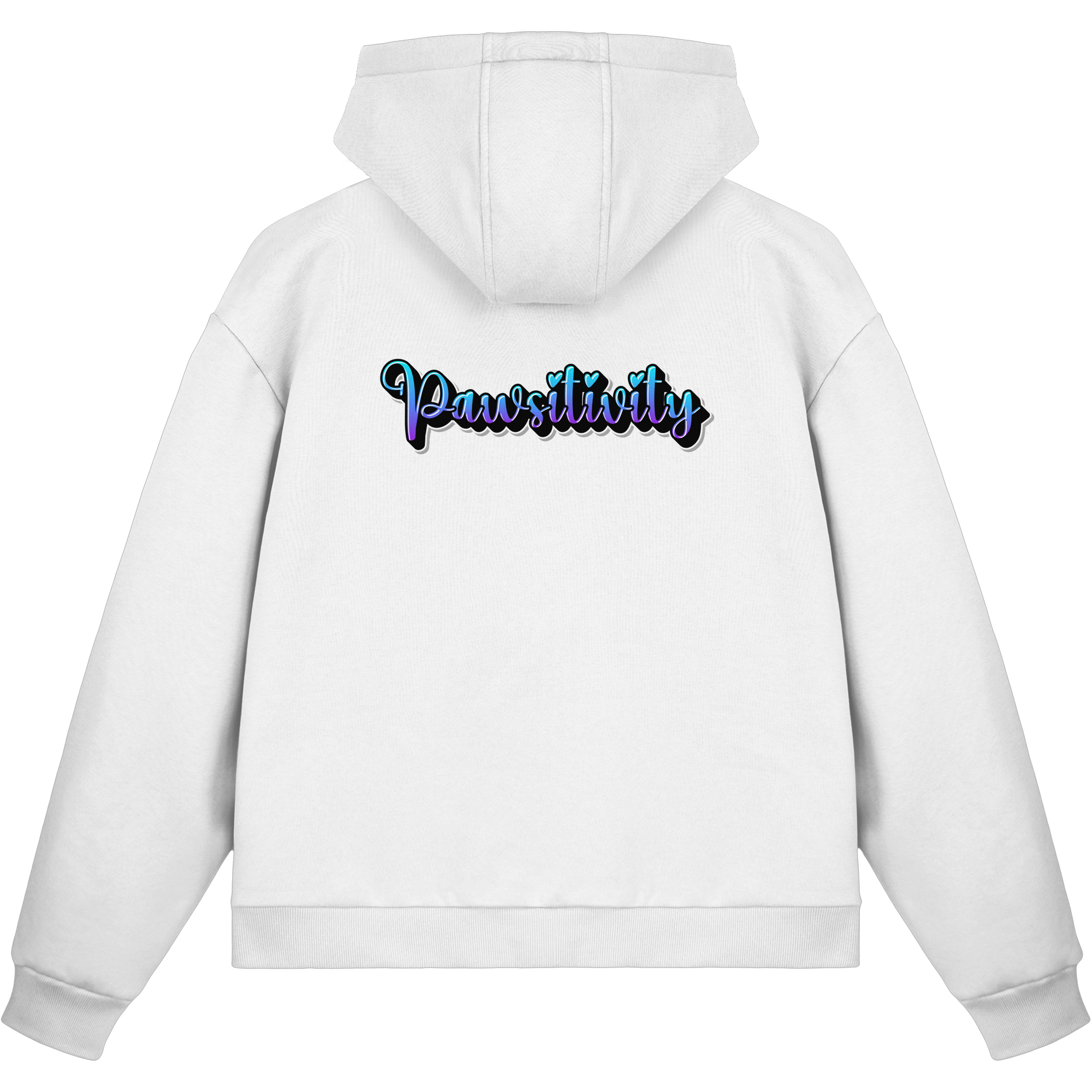 Schwere Jungs & Mädelz: Unisex Pawsitivity Fluffy Boxcut Zipper