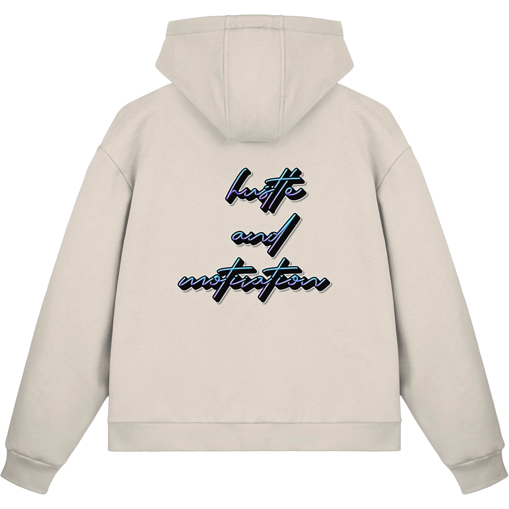 Schwere Jungs & Mädelz - Unisex Hustle & Motivation Fluffy Boxcut Zipper