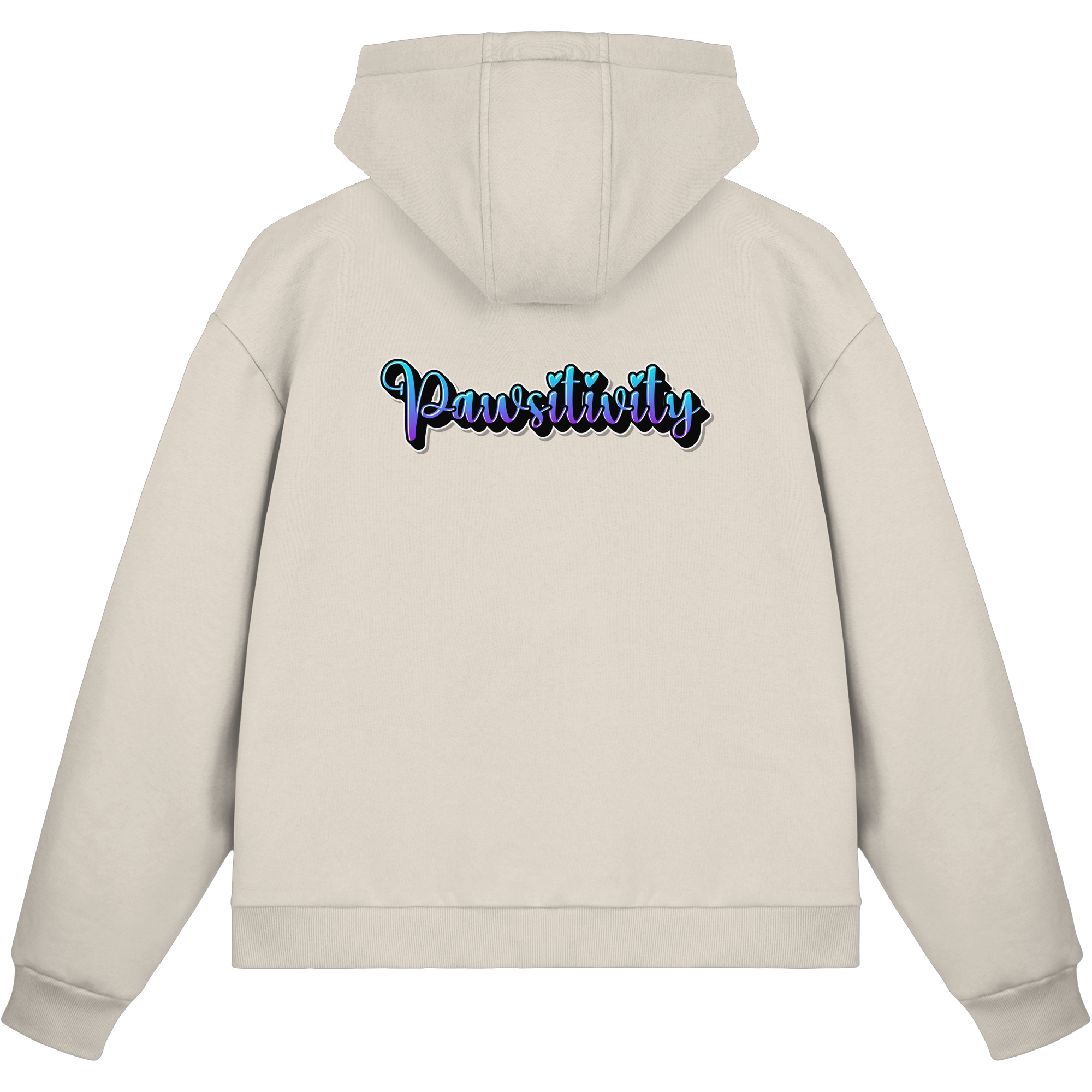 Schwere Jungs & Mädelz: Unisex Pawsitivity Fluffy Boxcut Zipper