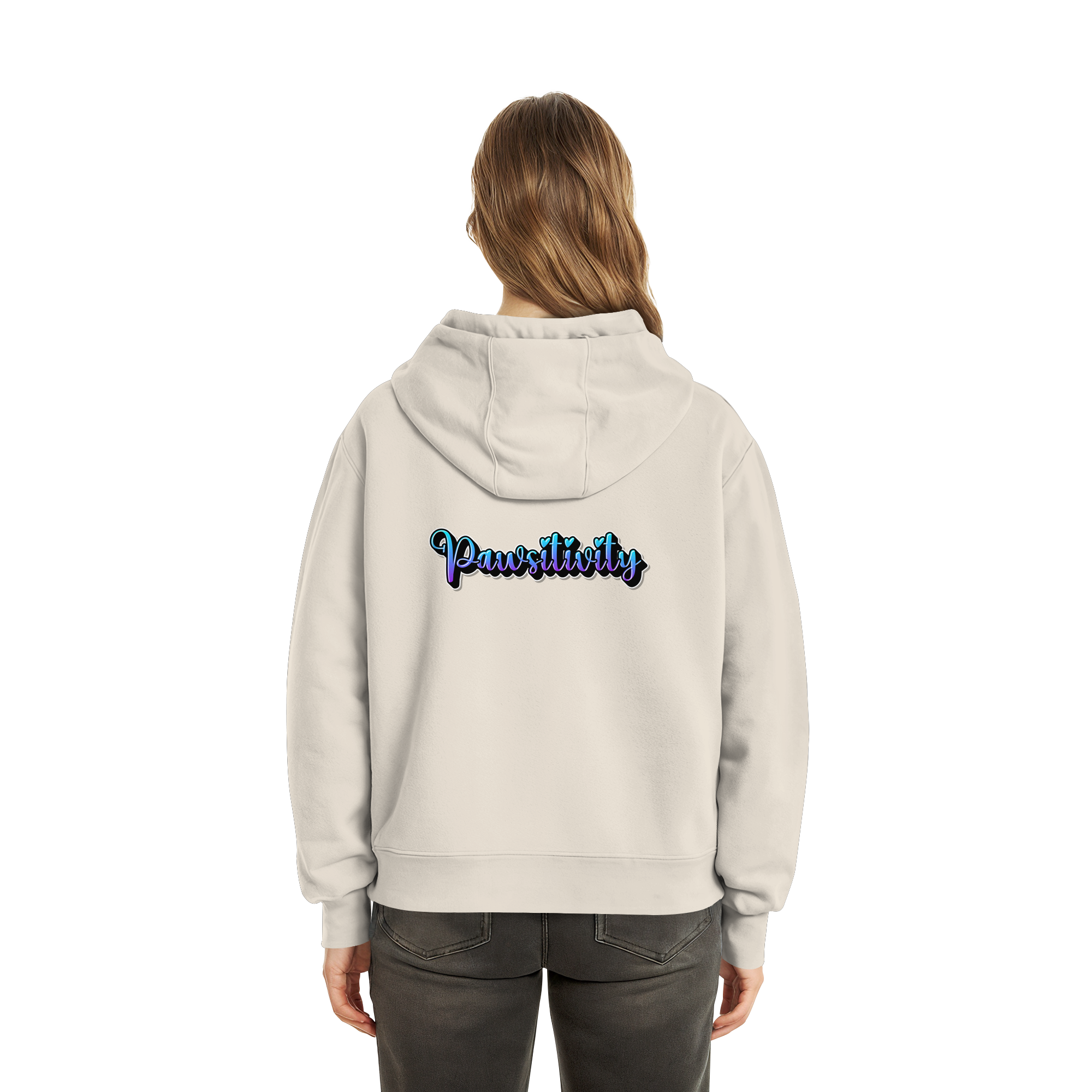 Schwere Jungs & Mädelz: Unisex Pawsitivity Fluffy Boxcut Zipper
