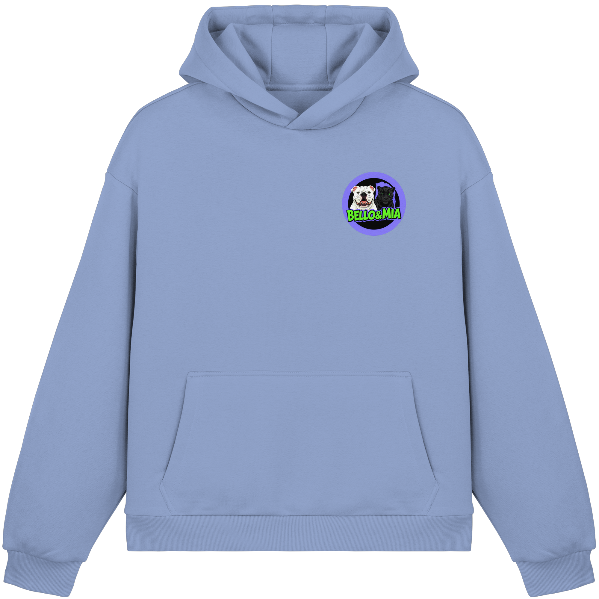 Schwere Jungs & Mädelz - Unisex Hustle & Motivation Fluffy Boxcut Hoodie
