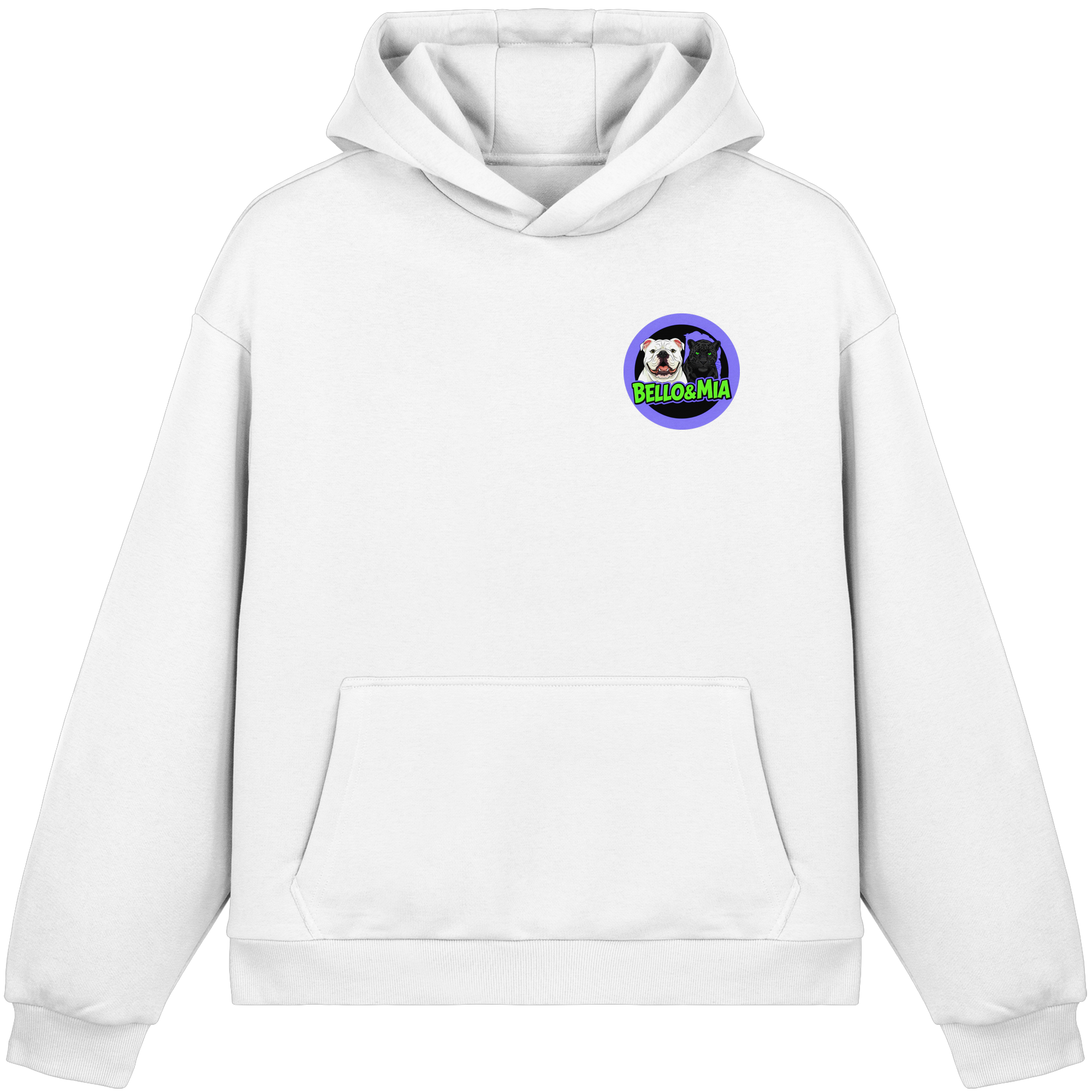 Schwere Jungs & Mädelz - Unisex Hustle & Motivation Fluffy Boxcut Hoodie