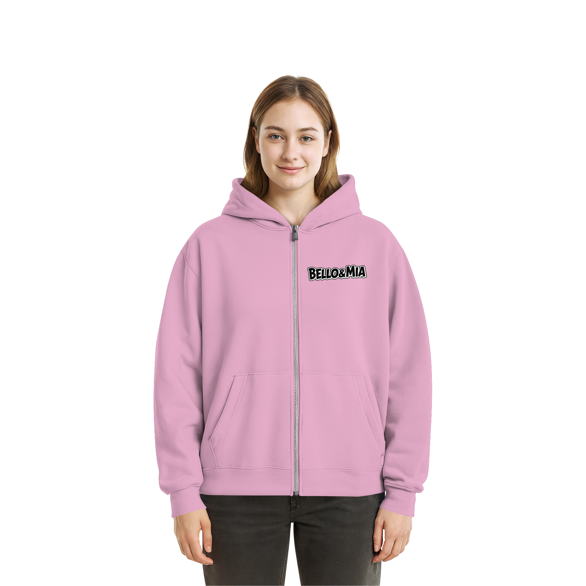 Schwere Jungs & Mädelz: Unisex Pawsitivity Fluffy Boxcut Zipper