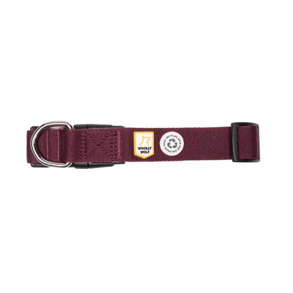 Woolly Wolf  Abenteuer-SET Seilleine Juicy Plum + Halsband in L