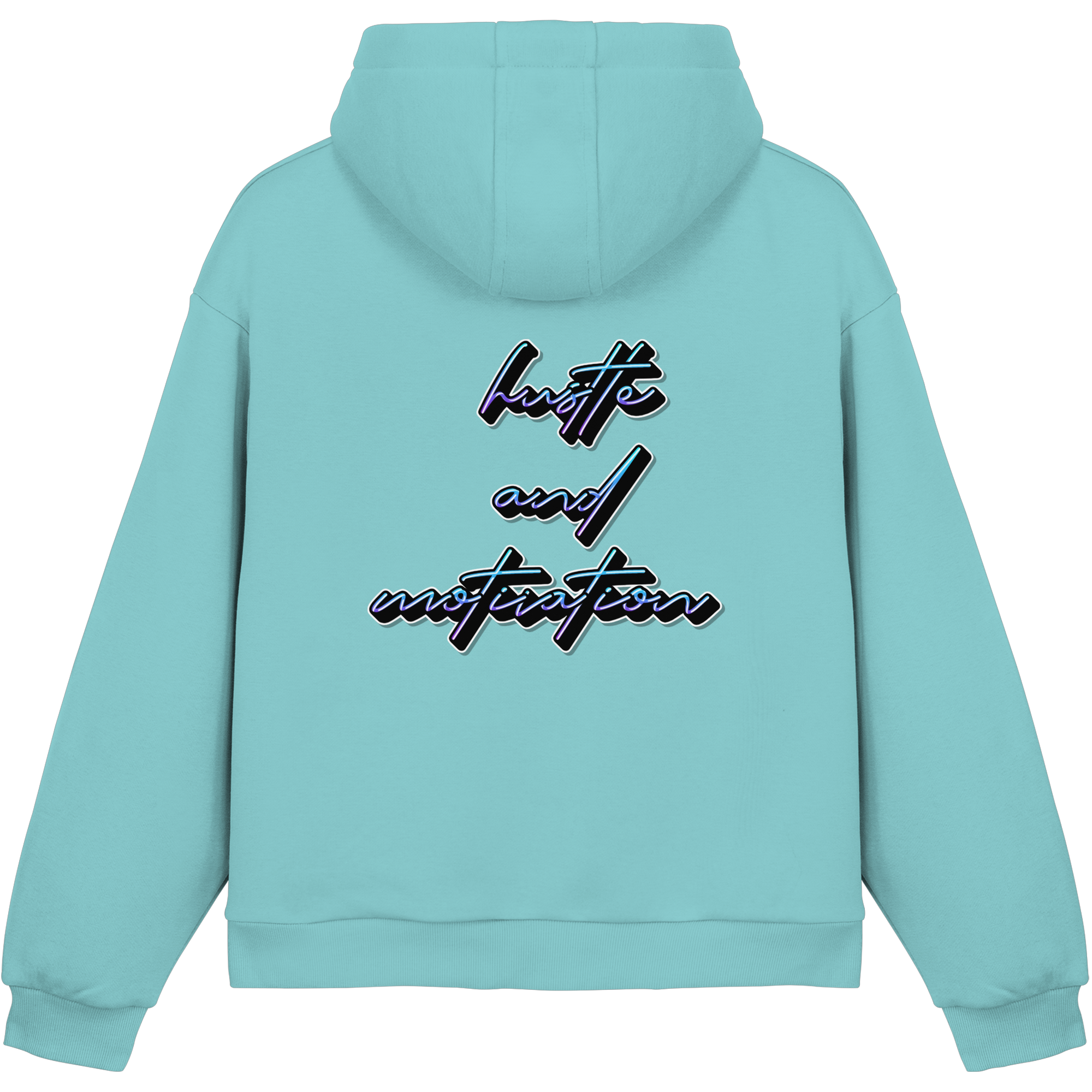 Schwere Jungs & Mädelz - Unisex Hustle & Motivation Fluffy Boxcut Hoodie