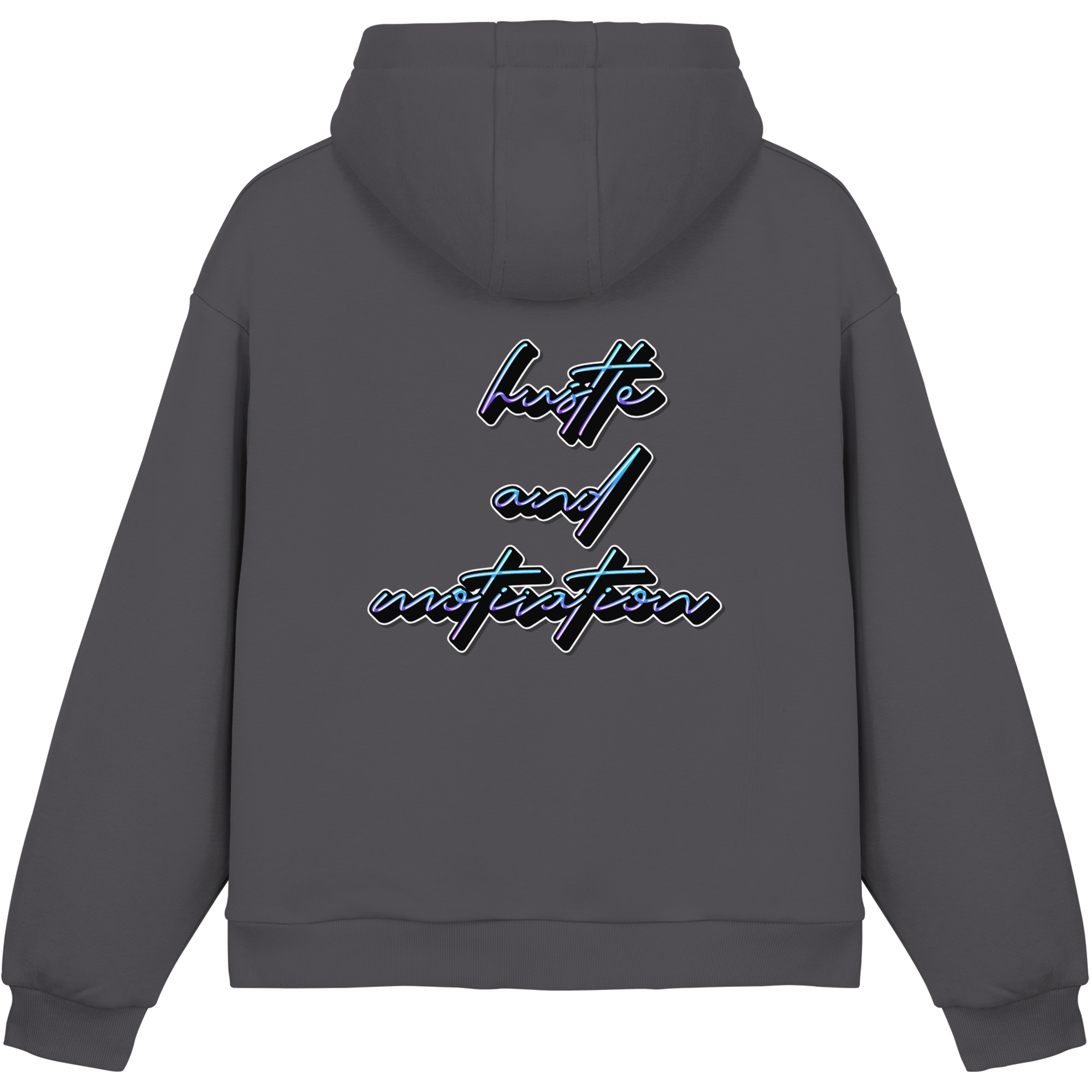 Schwere Jungs & Mädelz - Unisex Hustle & Motivation Fluffy Boxcut Hoodie
