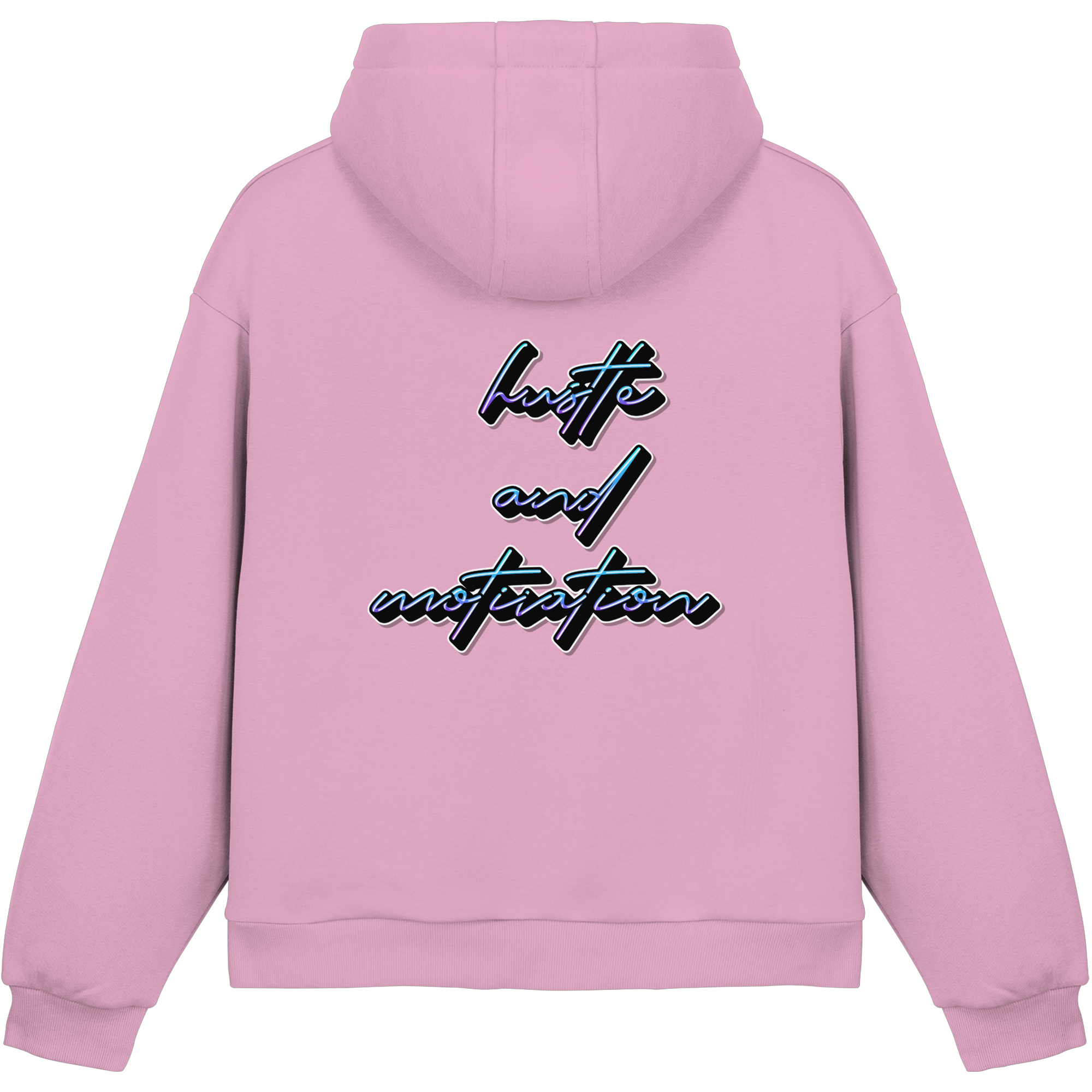 Schwere Jungs & Mädelz - Unisex Hustle & Motivation Fluffy Boxcut Hoodie