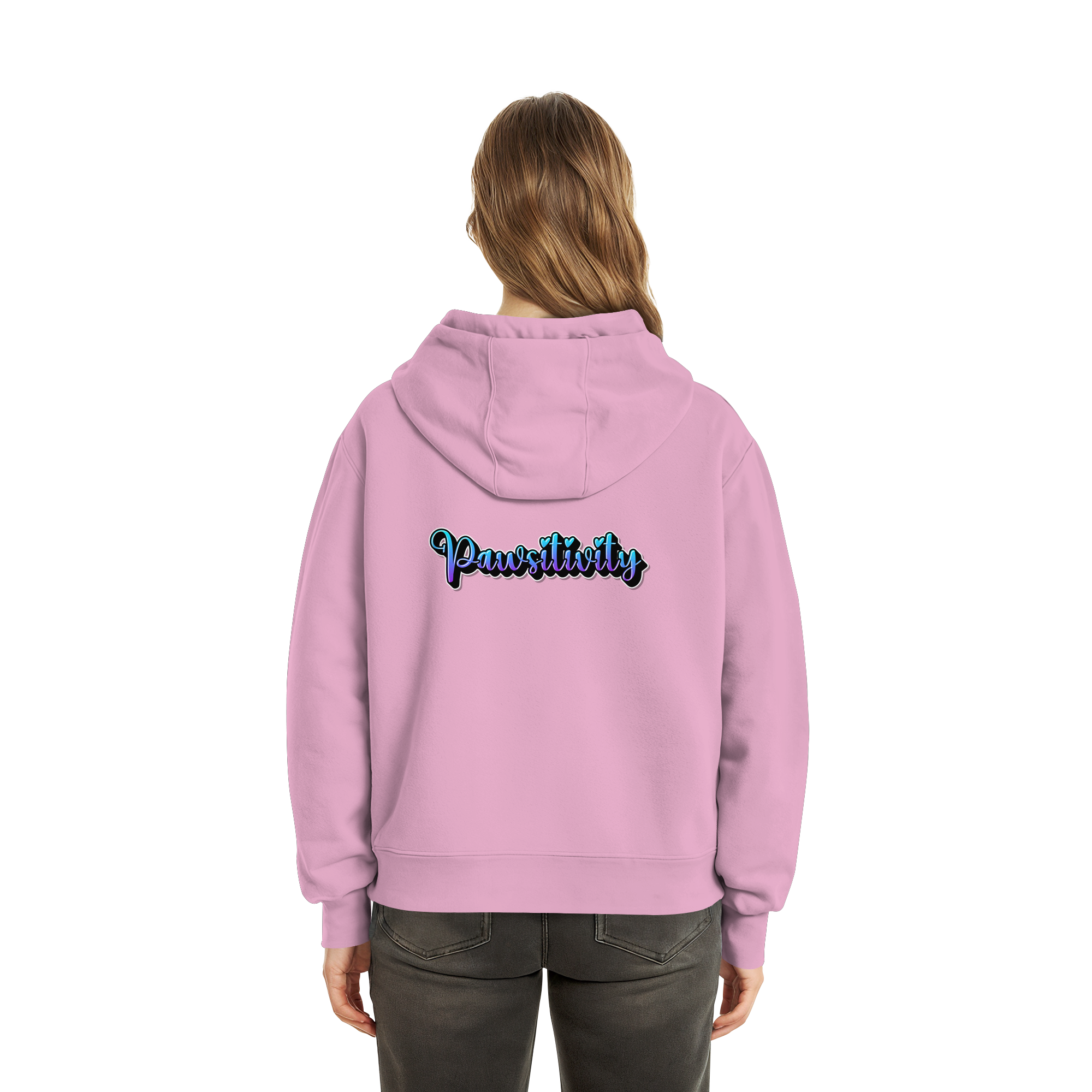 Schwere Jungs & Mädelz: Unisex Pawsitivity Fluffy Boxcut Zipper