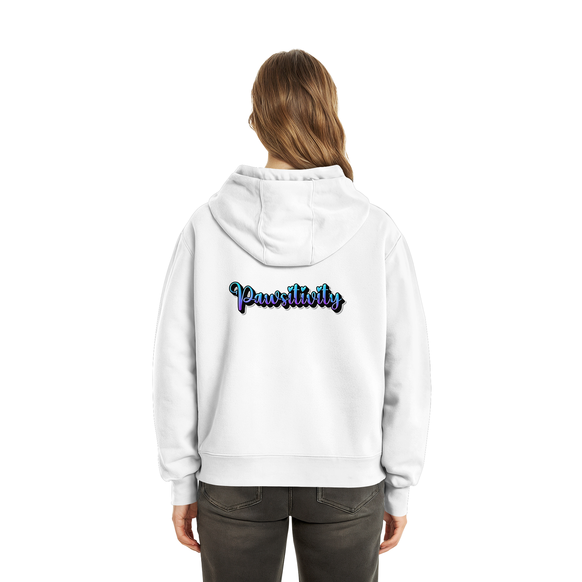 Schwere Jungs & Mädelz: Unisex Pawsitivity Fluffy Boxcut Zipper