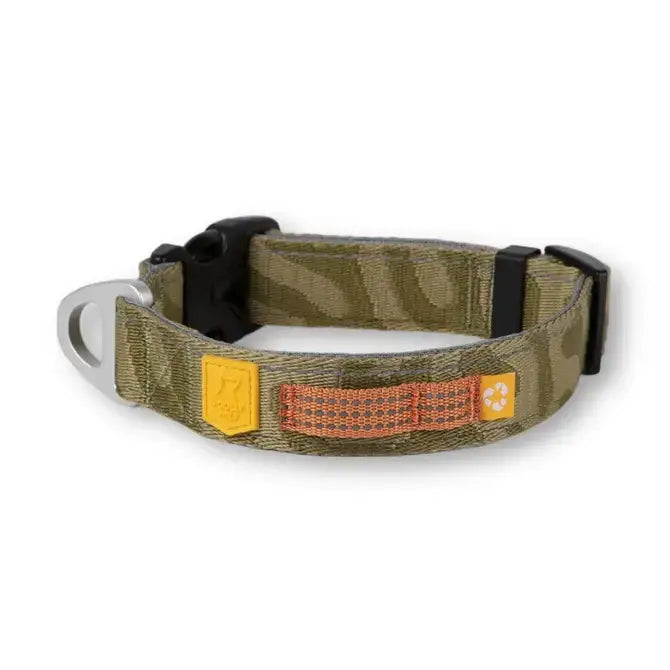 Roam Hundehalsband recycelt, grün geriffelt