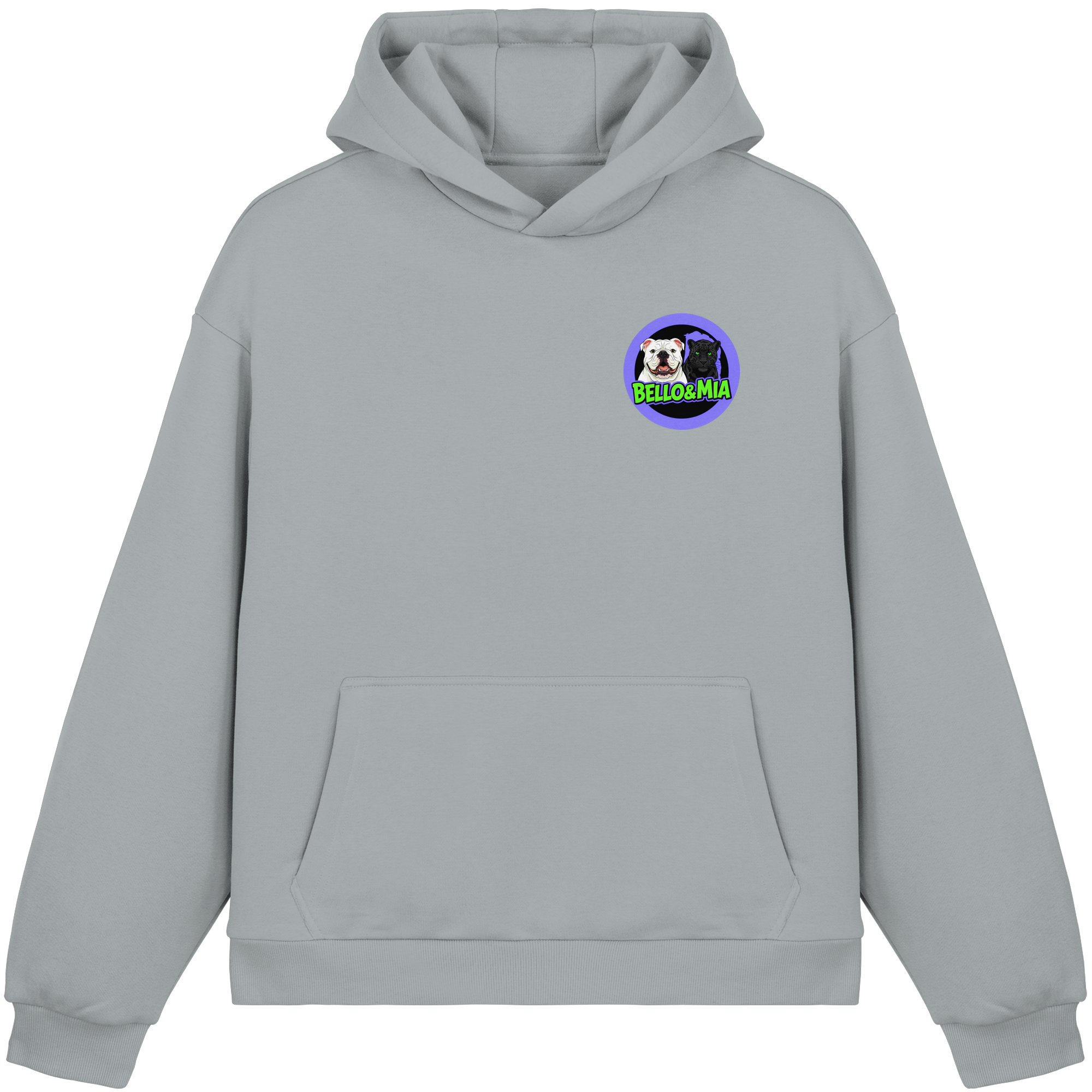 Schwere Jungs & Mädelz - Unisex Hustle & Motivation Fluffy Boxcut Hoodie