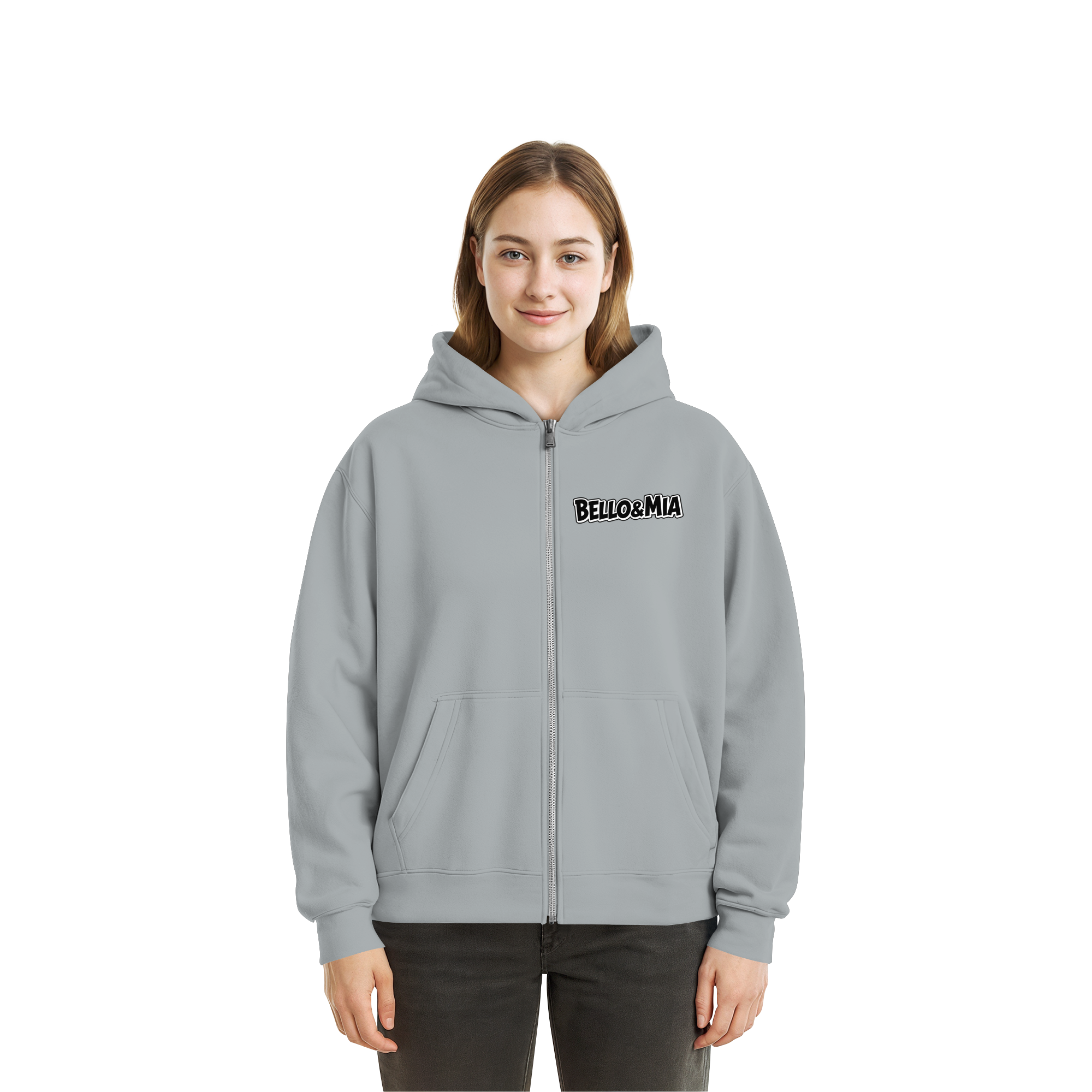 Schwere Jungs & Mädelz: Unisex Pawsitivity Fluffy Boxcut Zipper